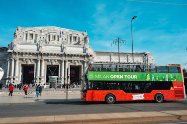 48-hour hop-on hop-off Turistic Open Bus tickets in Milan